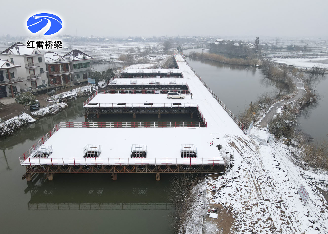 天天高速公路无为至安庆段3标钢便桥钢板桩支护工程