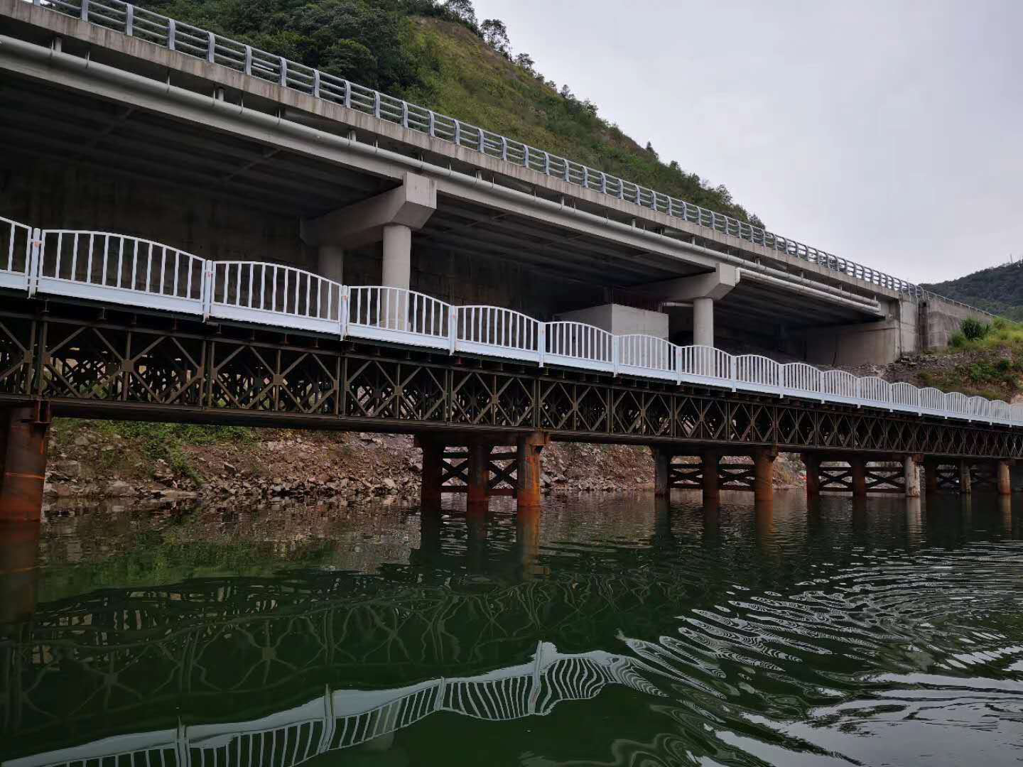 台州市朱溪水库工程土建Ⅱ标钢便桥